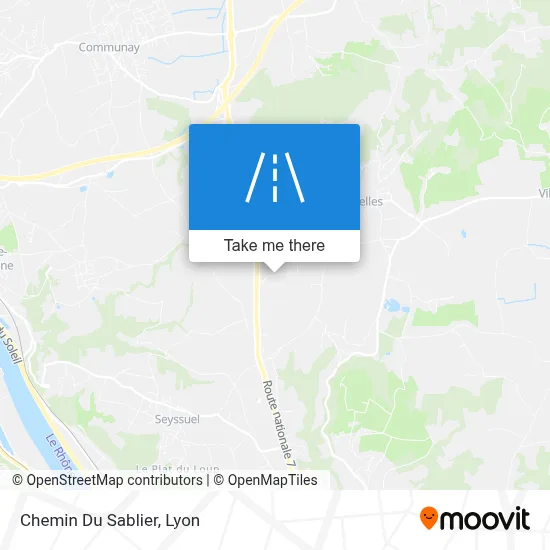 Chemin Du Sablier map