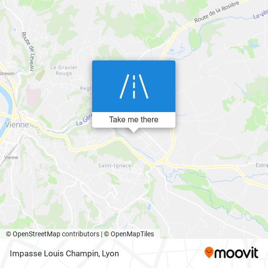 Mapa Impasse Louis Champin