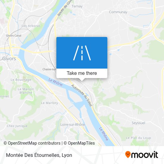 Montée Des Étournelles map