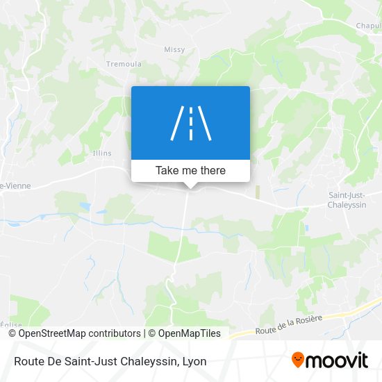 Route De Saint-Just Chaleyssin map
