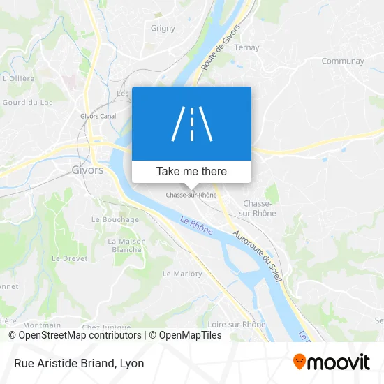 Rue Aristide Briand map