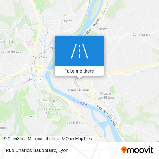 Rue Charles Baudelaire map