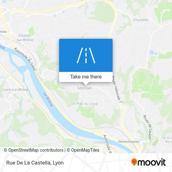 Rue De La Castella map