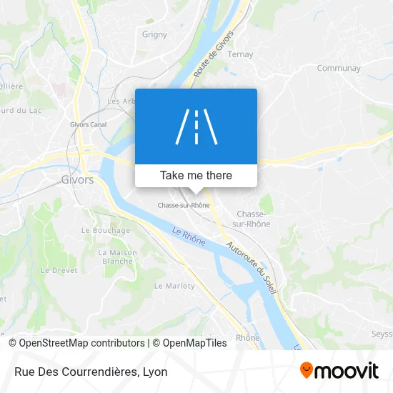 Rue Des Courrendières map