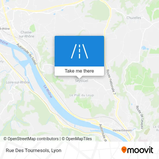 Rue Des Tournesols map