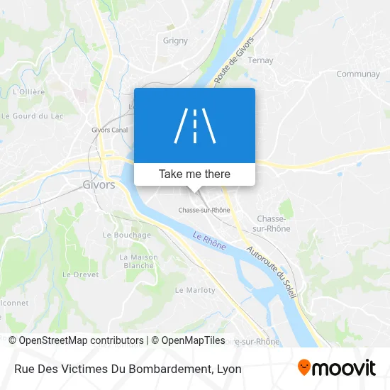 Rue Des Victimes Du Bombardement map