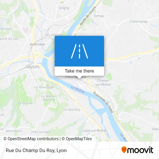 Rue Du Champ Du Roy map