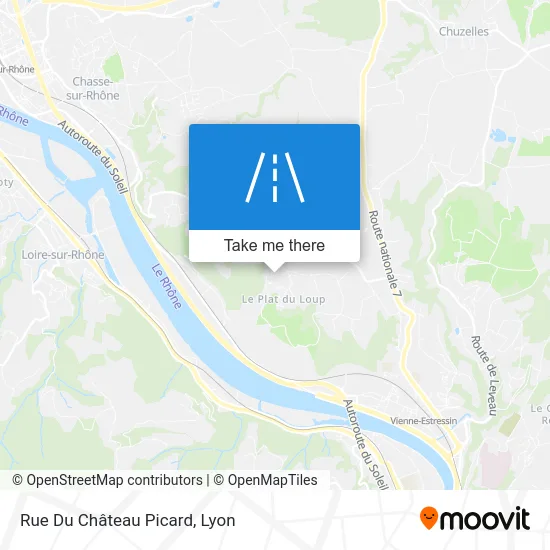 Rue Du Château Picard map