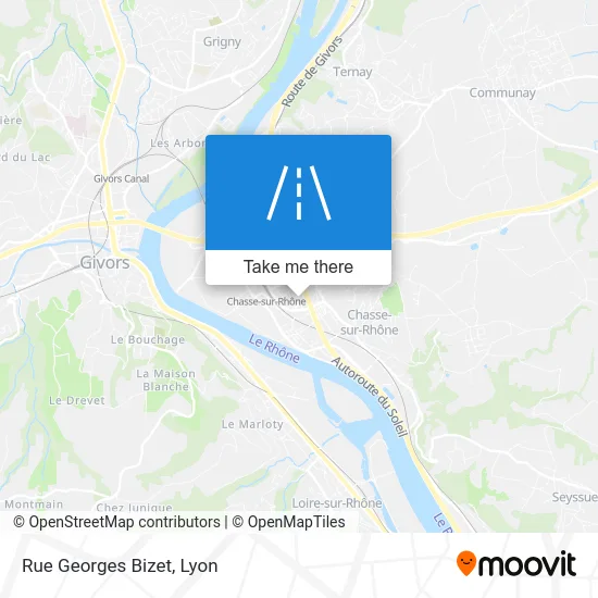 Rue Georges Bizet map