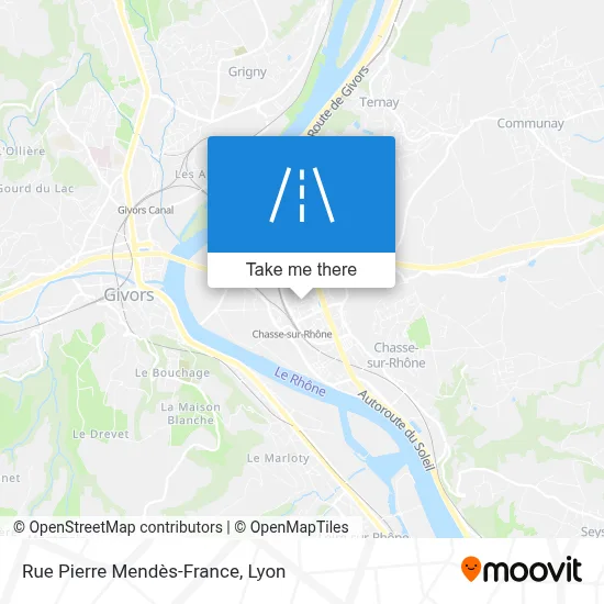 Rue Pierre Mendès-France map