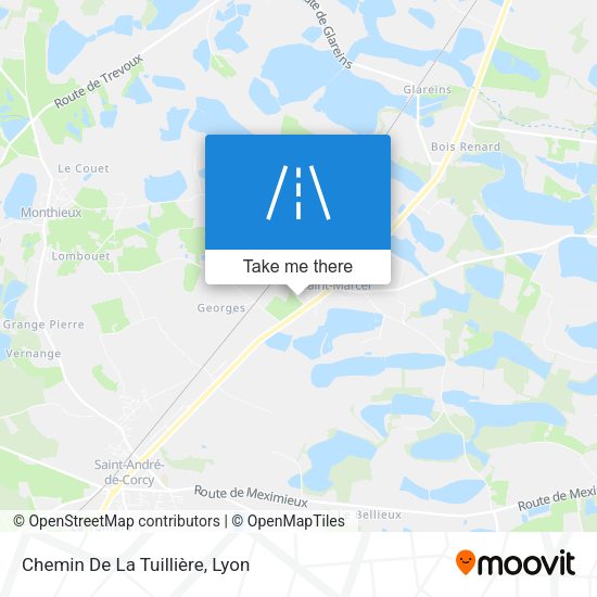 Chemin De La Tuillière map