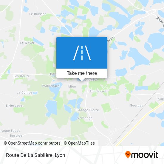 Route De La Sablière map