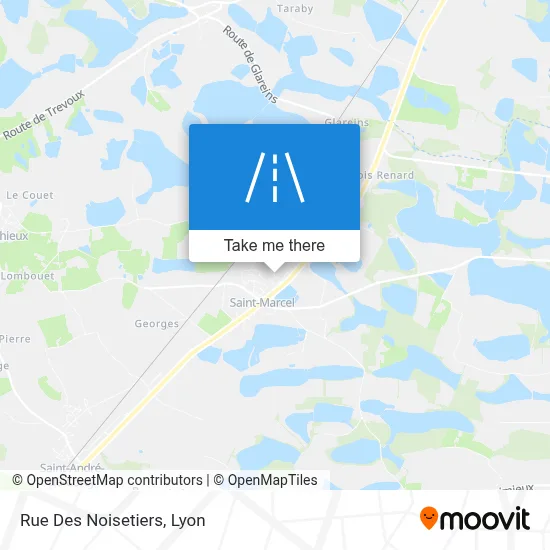 Rue Des Noisetiers map