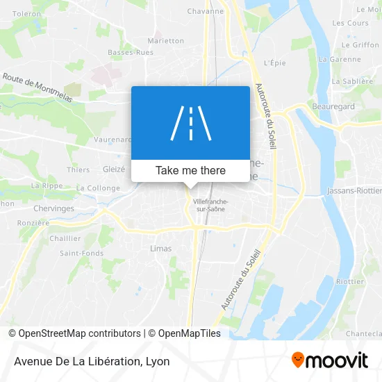 Avenue De La Libération map