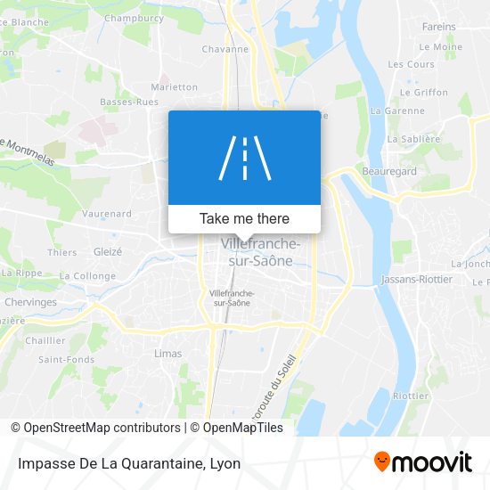 Impasse De La Quarantaine map