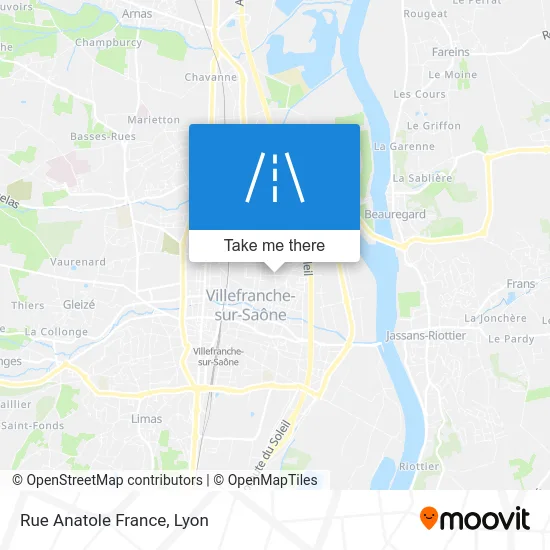 Rue Anatole France map