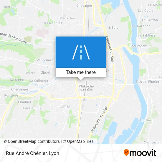 Rue André Chénier map