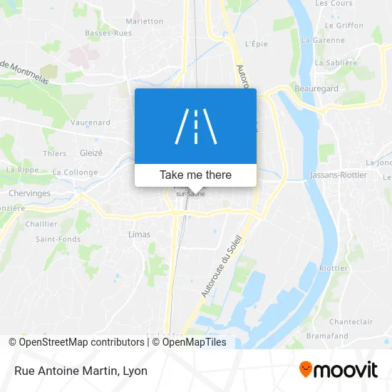 Rue Antoine Martin map