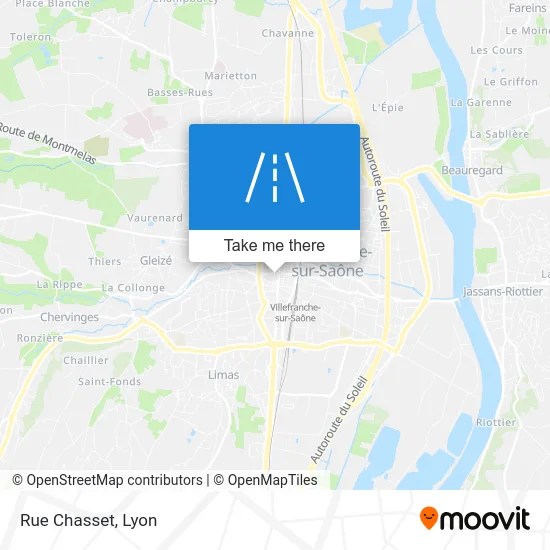 Mapa Rue Chasset
