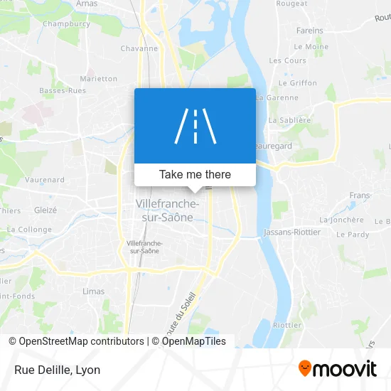 Rue Delille map