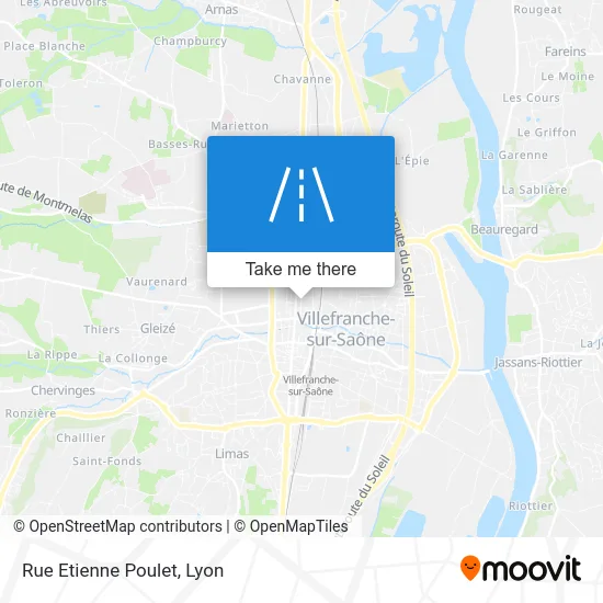 Rue Etienne Poulet map