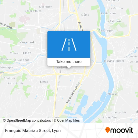 Rue François Mauriac map