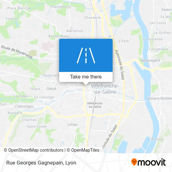Rue Georges Gagnepain map