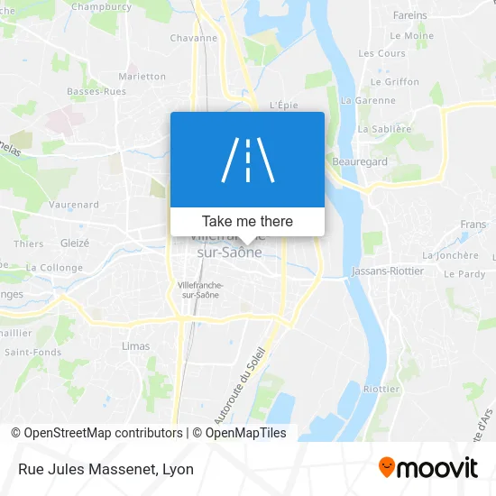 Rue Jules Massenet map