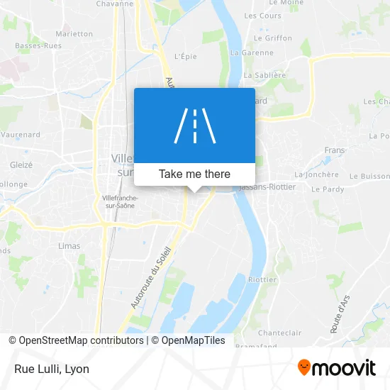 Rue Lulli map