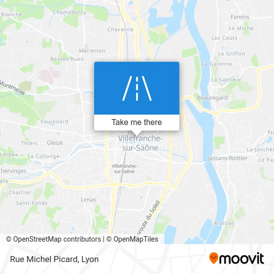 Rue Michel Picard map