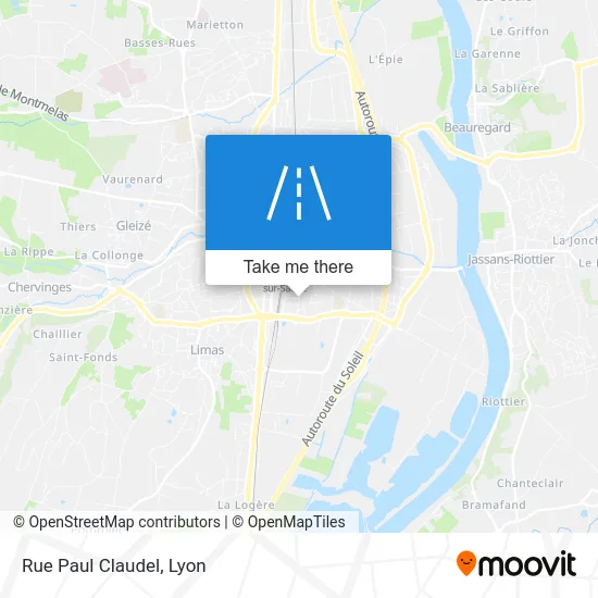 Rue Paul Claudel map