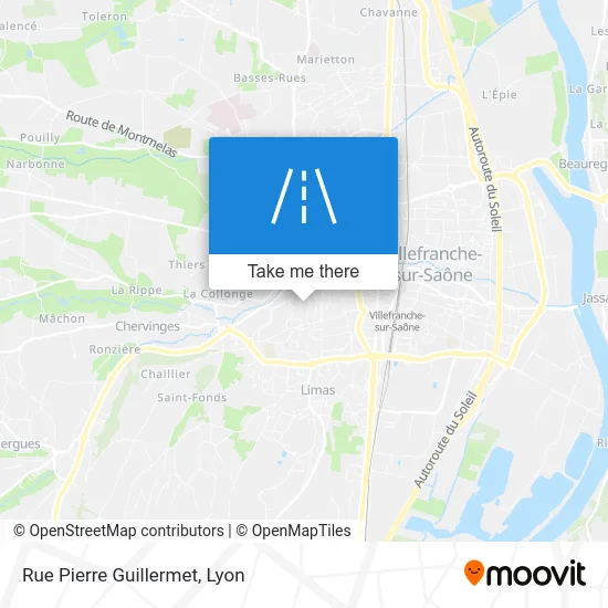 Rue Pierre Guillermet map