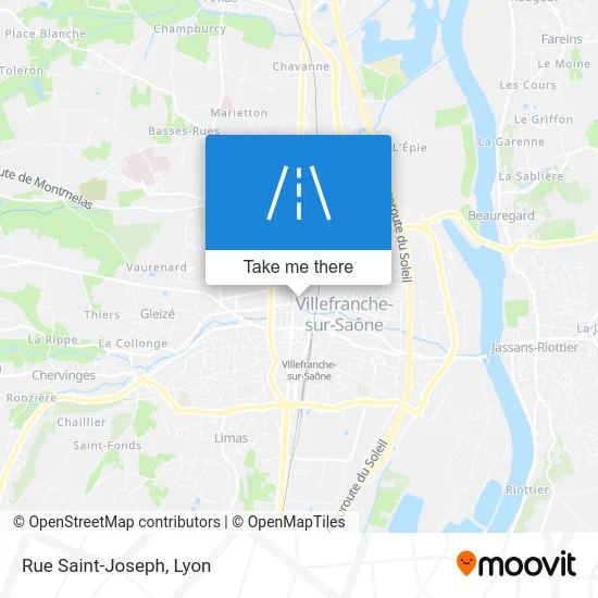 Rue Saint-Joseph map