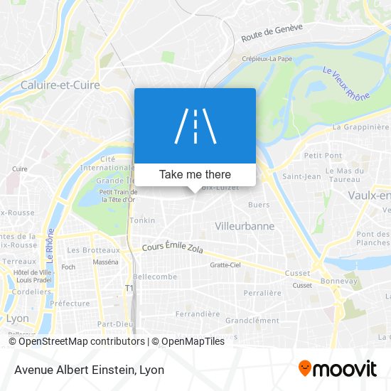 Avenue Albert Einstein map