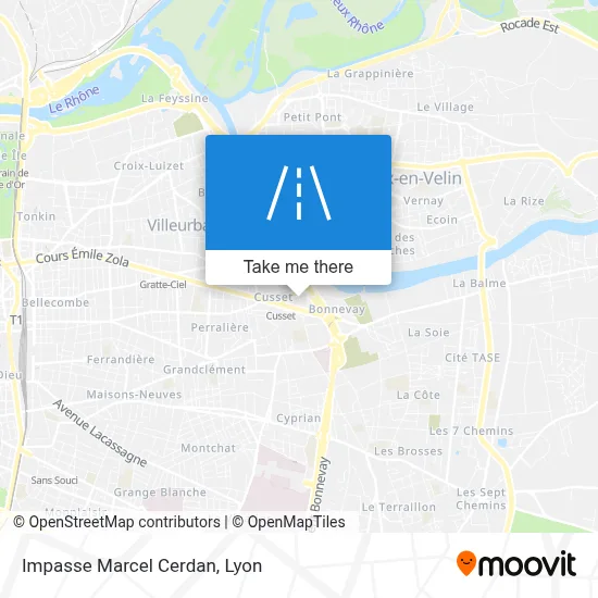 Impasse Marcel Cerdan map