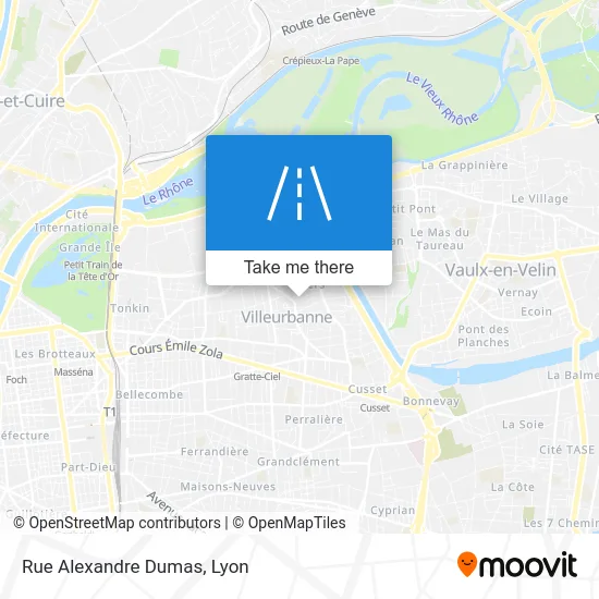 Rue Alexandre Dumas map