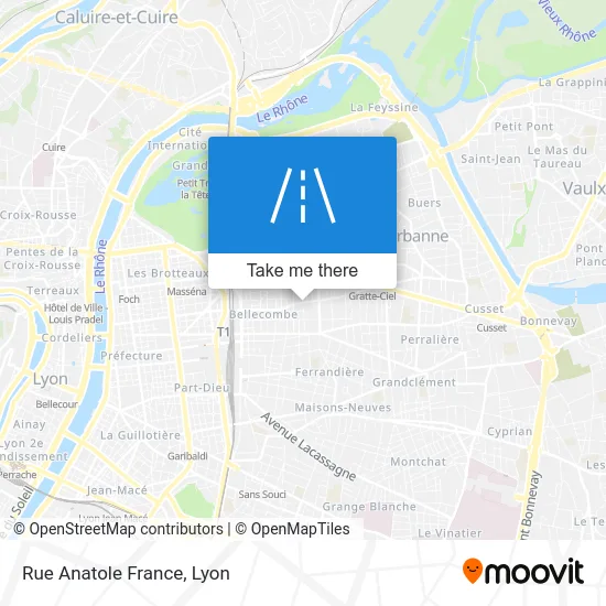 Rue Anatole France map