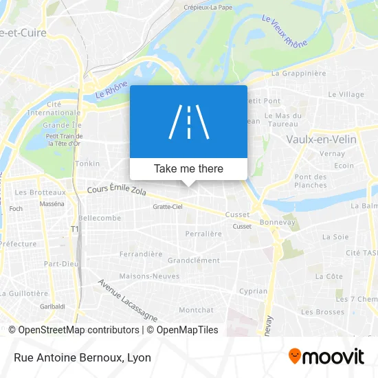 Rue Antoine Bernoux map