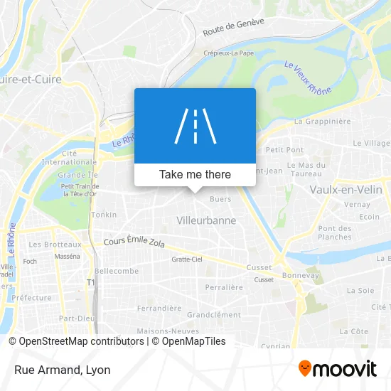 Rue Armand map