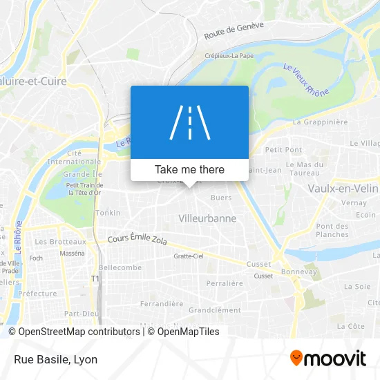 Rue Basile map