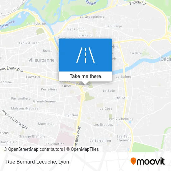 Rue Bernard Lecache map