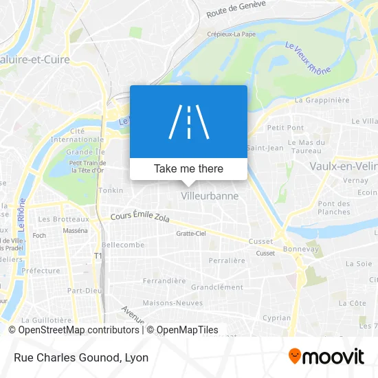 Rue Charles Gounod map