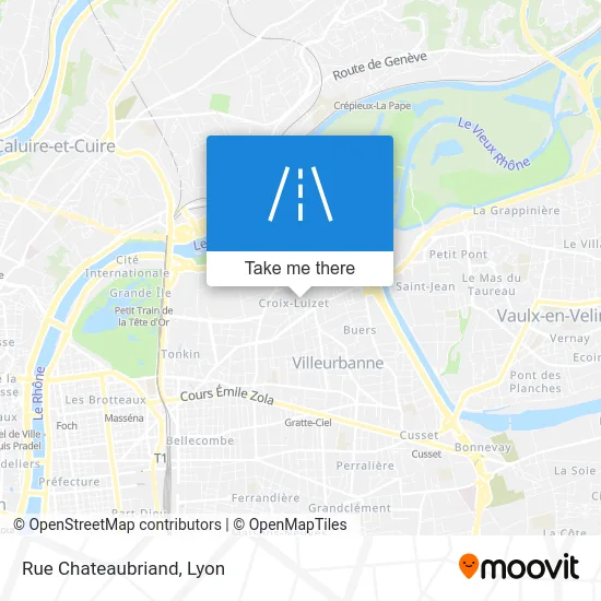 Rue Chateaubriand map