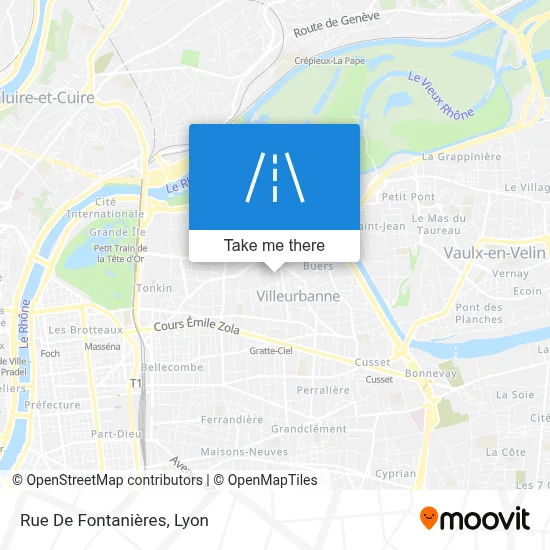 Rue De Fontanières map