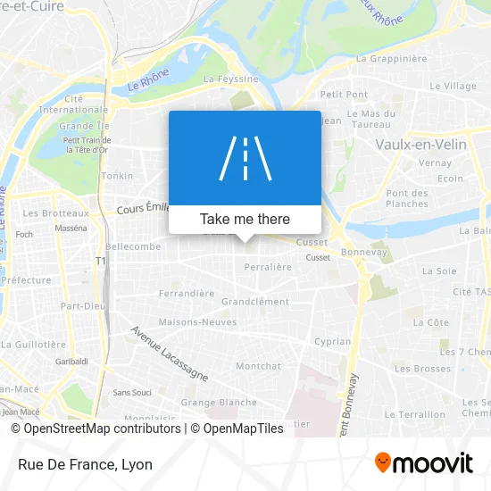 Rue De France map