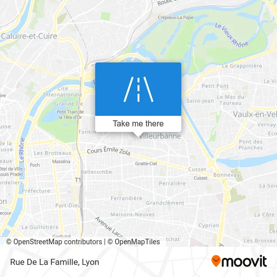 Rue De La Famille map