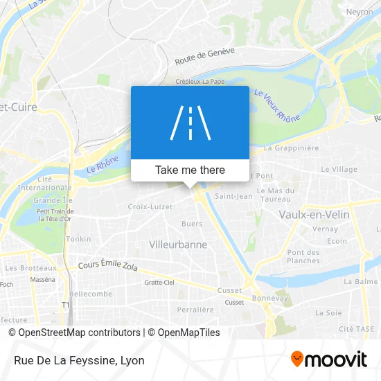 Rue De La Feyssine map