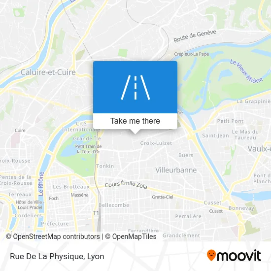 Rue De La Physique map