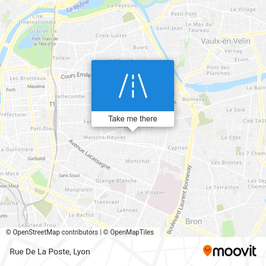Rue De La Poste map
