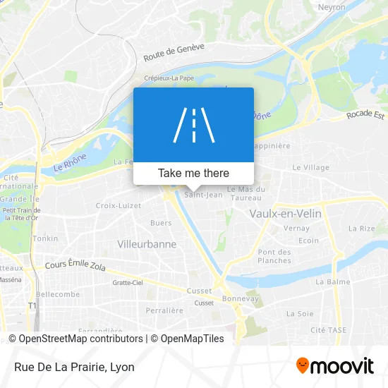 Rue De La Prairie map